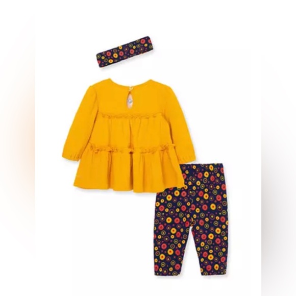 LITTLE ME BABY GIRL PANTSET 9 months nwt - Picture 3 of 3